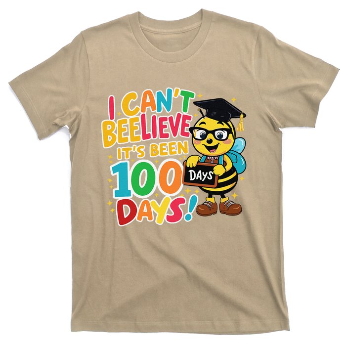 I CanT Believe Its Been 100 Days Funny Bee 100th Day School T-Shirt