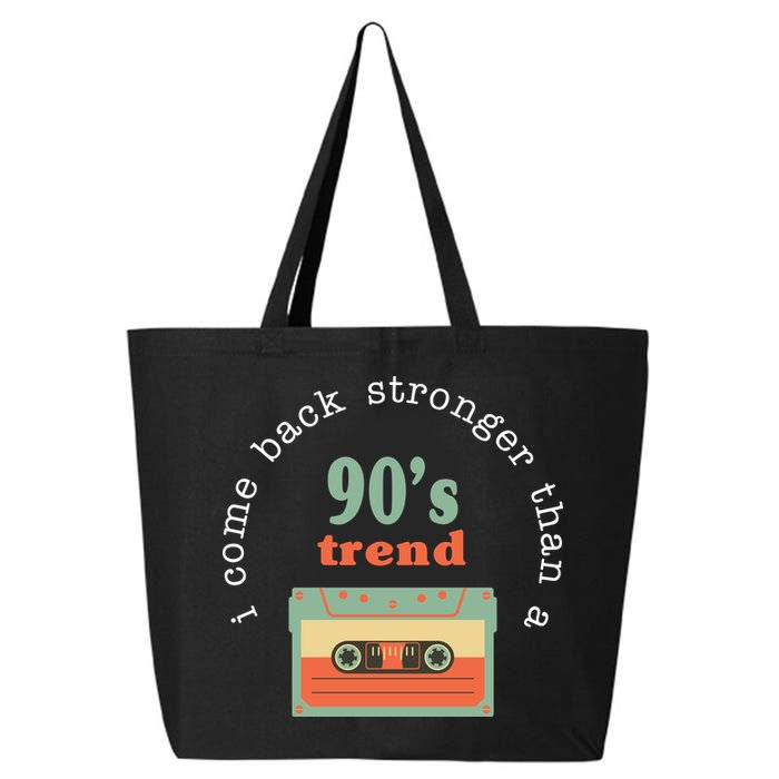 I Come Back Stronger Than A 90's Trend 25L Jumbo Tote