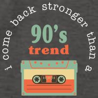 I Come Back Stronger Than A 90's Trend Vector Backpack