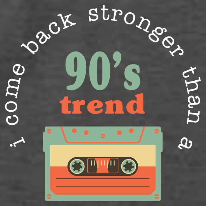 I Come Back Stronger Than A 90's Trend Vector Backpack