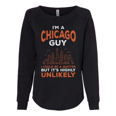 Illinois Could Be A Quitter But Highly Unlikely Chicago Womens California Wash Sweatshirt