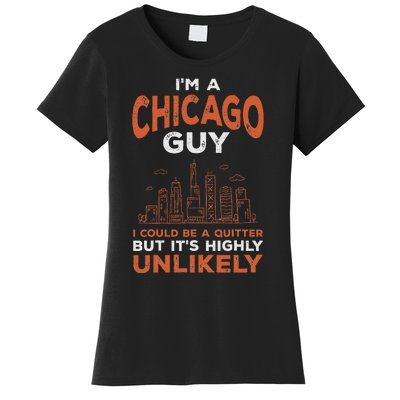 Illinois Could Be A Quitter But Highly Unlikely Chicago Women's T-Shirt