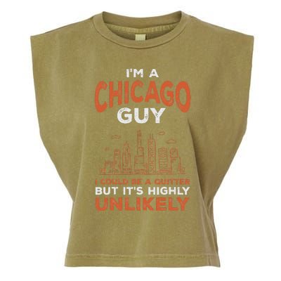 Illinois Could Be A Quitter But Highly Unlikely Chicago Garment-Dyed Women's Muscle Tee