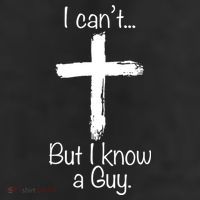 I Cant But I Know A Guy Funny Jeus 7 Panel Mesh Trucker Snapback Hat