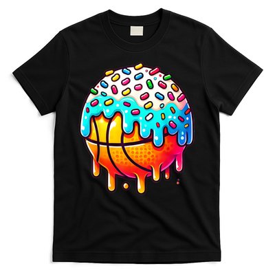 Ice Cream Basketball Drip Boy Girl Basketball Stuff  T-Shirt