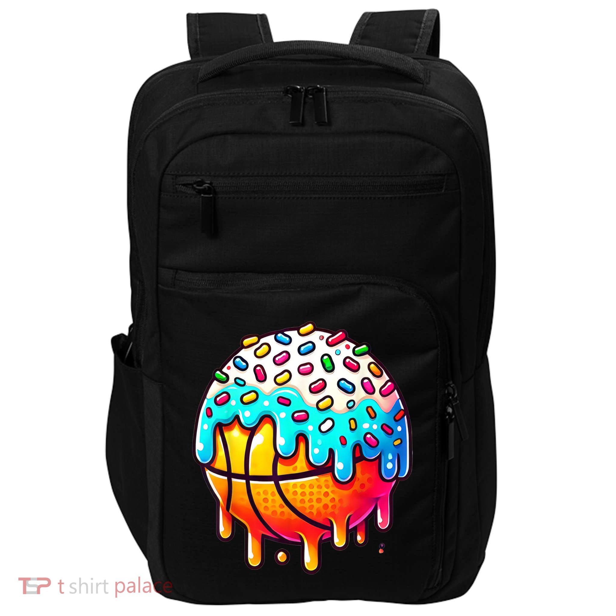Ice Cream Basketball Drip Boy Girl Basketball Stuff  Impact Tech Backpack