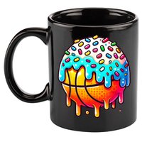 Ice Cream Basketball Drip Boy Girl Basketball Stuff  11oz C Handle Ceramic Mug