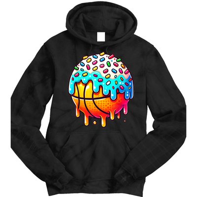 Ice Cream Basketball Drip Boy Girl Basketball Stuff  Tie Dye Hoodie