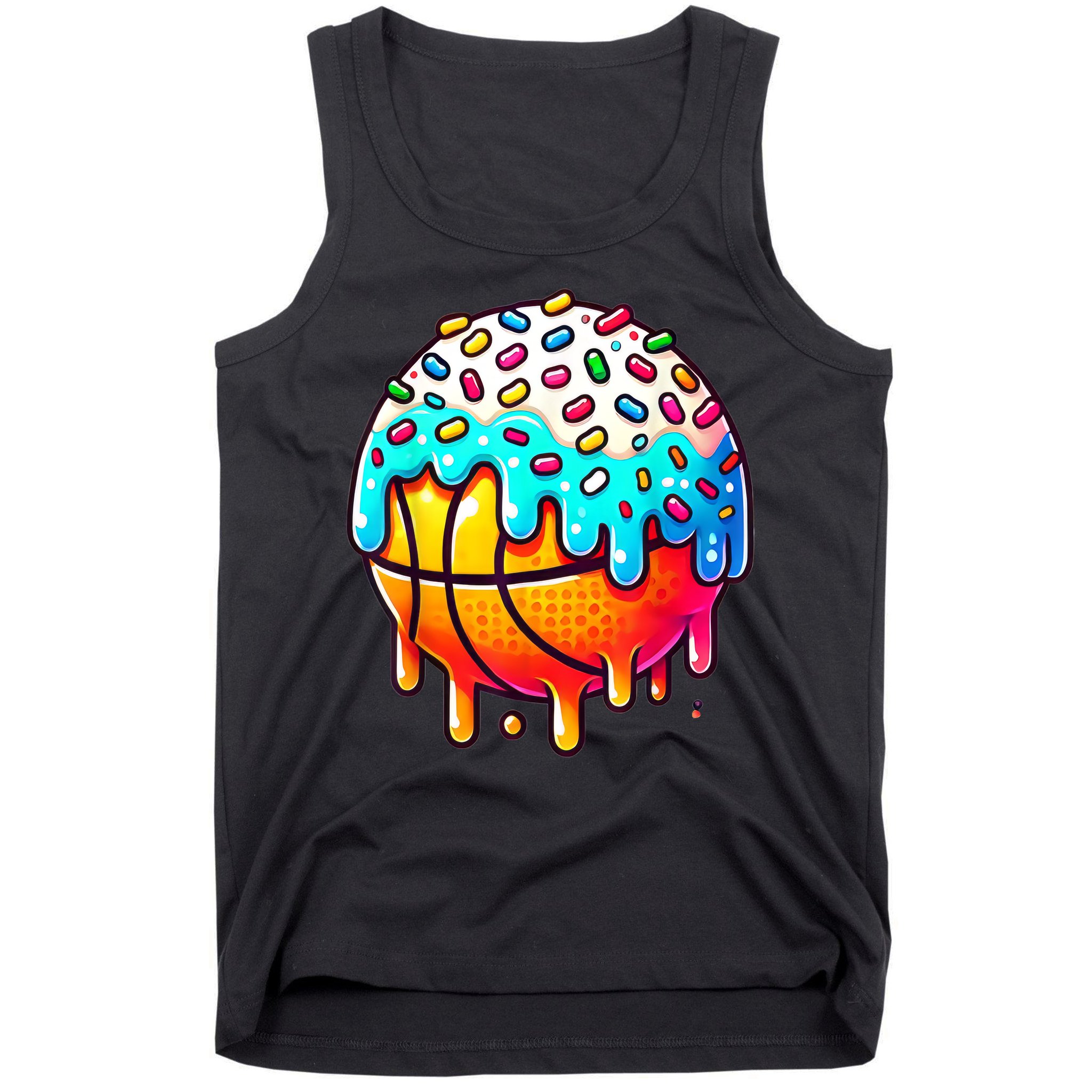 Ice Cream Basketball Drip Boy Girl Basketball Stuff  Tank Top