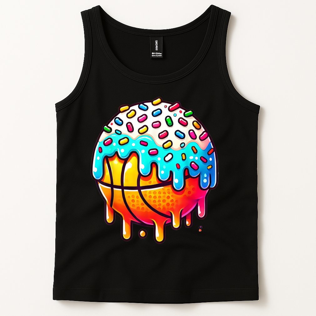 Ice Cream Basketball Drip Boy Girl Basketball Stuff  Tank Top