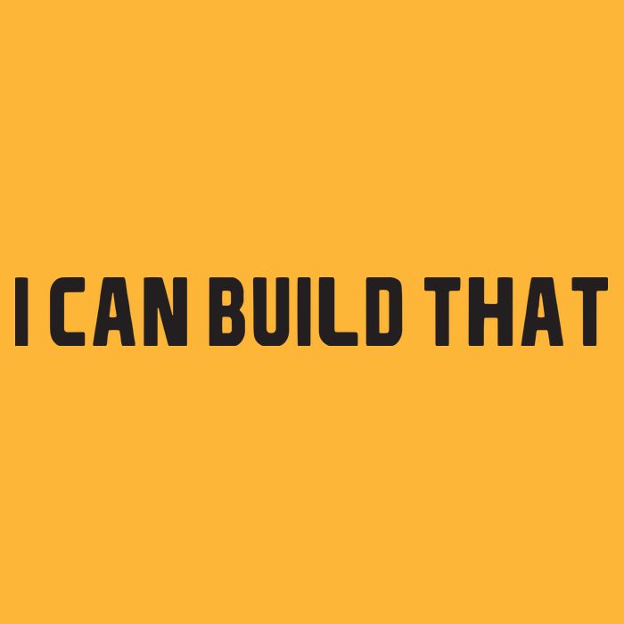 I Can Build That Carpenter Funny Woodworking Carpenter Quote Sustainable Knit Beanie