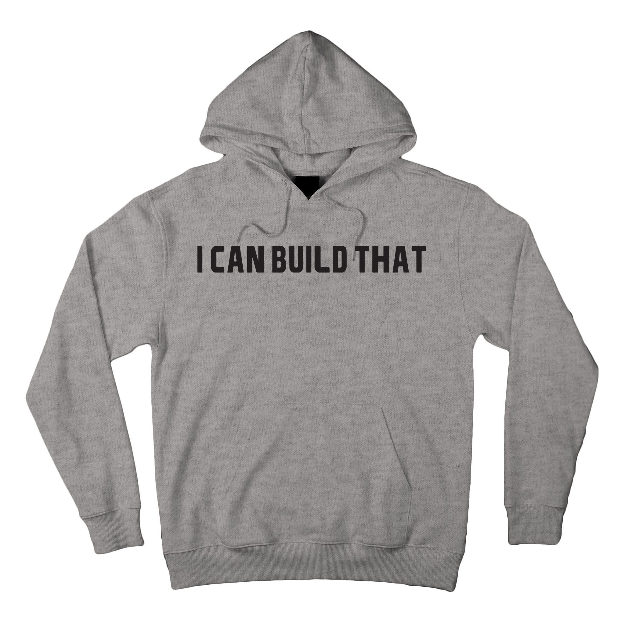 I Can Build That Carpenter Funny Woodworking Carpenter Quote Tall Hoodie
