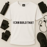 I Can Build That Carpenter Funny Woodworking Carpenter Quote Performance Shirt