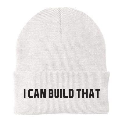 I Can Build That Carpenter Funny Woodworking Carpenter Quote Beanie