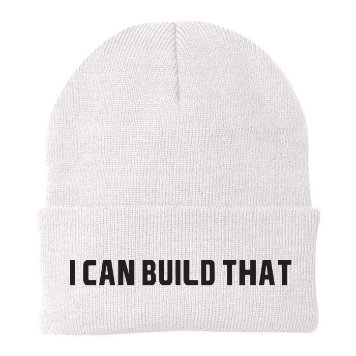 I Can Build That Carpenter Funny Woodworking Carpenter Quote Beanie