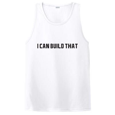 I Can Build That Carpenter Funny Woodworking Carpenter Quote PosiCharge Competitor Tank