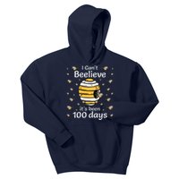 I Can't Beelieve It Is 100 Days | 100 Days Of School Kids Hoodie