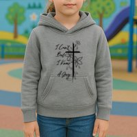 I Cant But I Know A Guy Jesus Cross Funny Christian Kids Hoodie