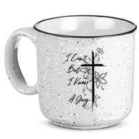 I Cant But I Know A Guy Jesus Cross Funny Christian 15oz Campfire Ceramic Mug