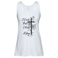I Cant But I Know A Guy Jesus Cross Funny Christian Ladies Essential Flowy Tank
