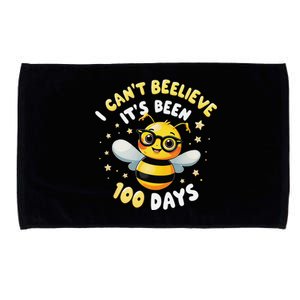 I CanT Believe Its Been 100 Days Funny Bee 100th Day School Microfiber Hand Towel