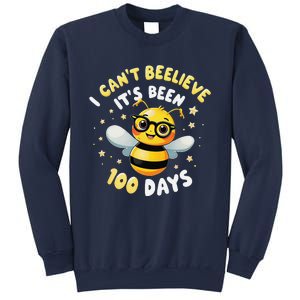 I CanT Believe Its Been 100 Days Funny Bee 100th Day School Sweatshirt