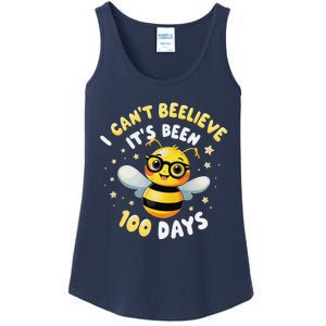 I CanT Believe Its Been 100 Days Funny Bee 100th Day School Ladies Essential Tank