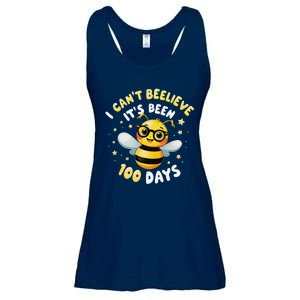 I CanT Believe Its Been 100 Days Funny Bee 100th Day School Ladies Essential Flowy Tank