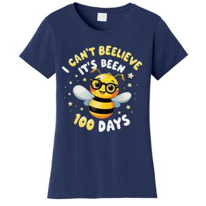 I CanT Believe Its Been 100 Days Funny Bee 100th Day School Women's T-Shirt