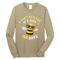 I CanT Believe Its Been 100 Days Funny Bee 100th Day School Long Sleeve Shirt