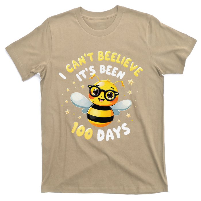 I CanT Believe Its Been 100 Days Funny Bee 100th Day School T-Shirt