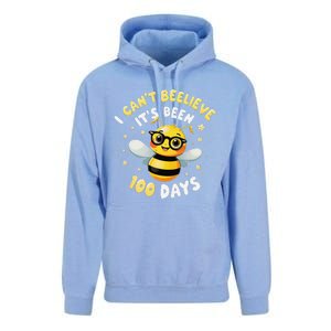 I CanT Believe Its Been 100 Days Funny Bee 100th Day School Unisex Surf Hoodie