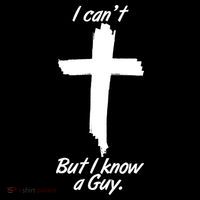 I Cant But I Know A Guy Faith Christianity Cross Mesh Reversible Basketball Jersey Tank