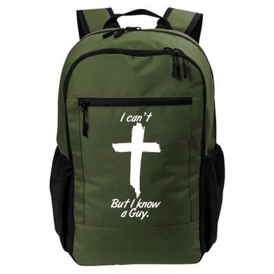 I Cant But I Know A Guy Faith Christianity Cross Backpack