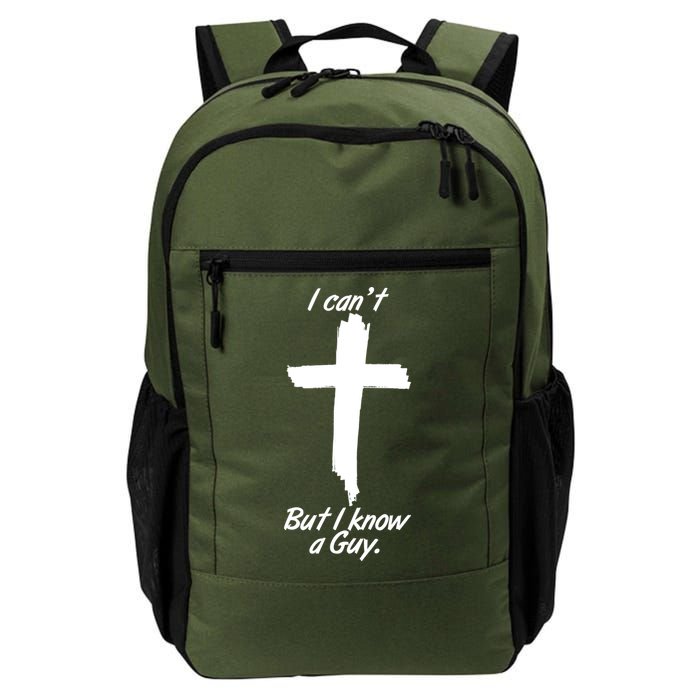 I Cant But I Know A Guy Faith Christianity Cross Backpack