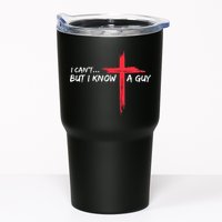 I CanT But I Know A Guy Jesus Cross Funny Christian Tumbler