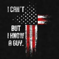 I Cant But I Know A Guy Jesus Cross Christian Believer Ladies PosiCharge Tri-Blend Wicking Tank