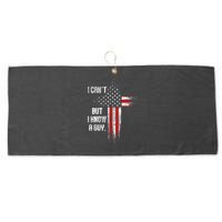 I Cant But I Know A Guy Jesus Cross Christian Believer Large Microfiber Waffle Golf Towel