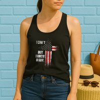 I Cant But I Know A Guy Jesus Cross Christian Believer Womens Tank Top