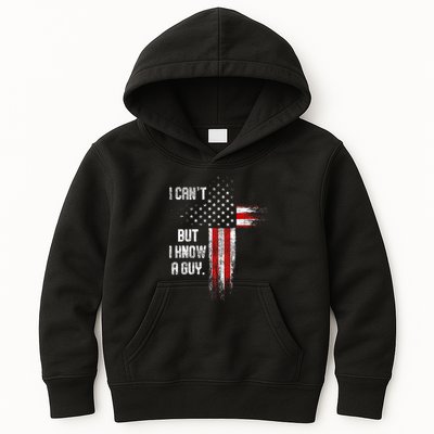 I Cant But I Know A Guy Jesus Cross Christian Believer Kids Hoodie
