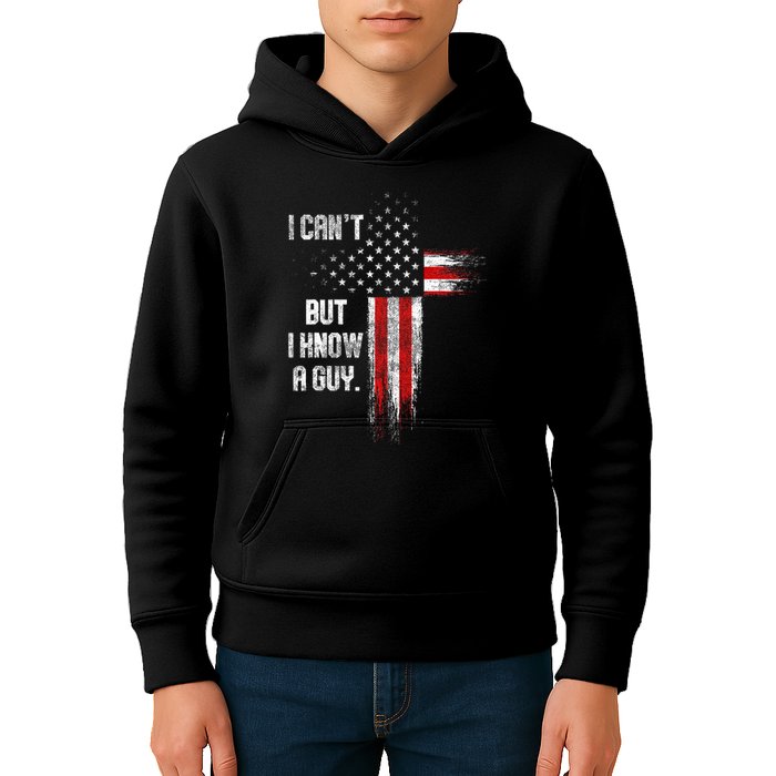 I Cant But I Know A Guy Jesus Cross Christian Believer Kids Hoodie