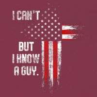 I Cant But I Know A Guy Jesus Cross Christian Believer 16oz Travel Tumbler