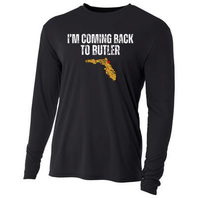 IM Coming Back To Butler Trump Fight Vote Trump President Cooling Performance Long Sleeve Crew