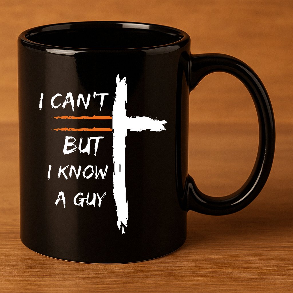 I Cant But I Know A Guy Christian Faith Jesus 11oz C Handle Ceramic Mug