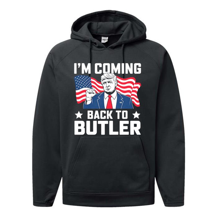 I’M Coming Back To Butler Performance Fleece Hoodie