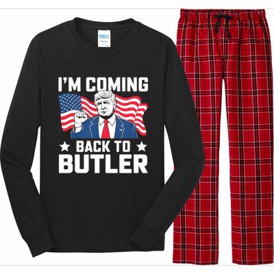 I’M Coming Back To Butler Long Sleeve Pajama Set