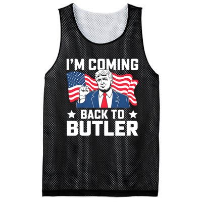 I’M Coming Back To Butler Mesh Reversible Basketball Jersey Tank