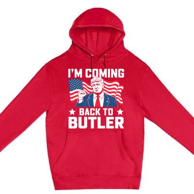 I’M Coming Back To Butler Premium Pullover Hoodie