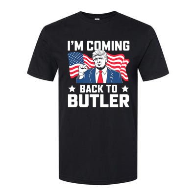 I’M Coming Back To Butler Softstyle® CVC T-Shirt