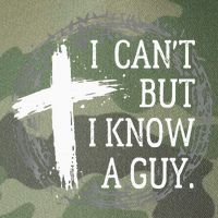 I can't but I know a guy Jesus cross funny christian Faith Legacy Tie Dye Trucker Hat